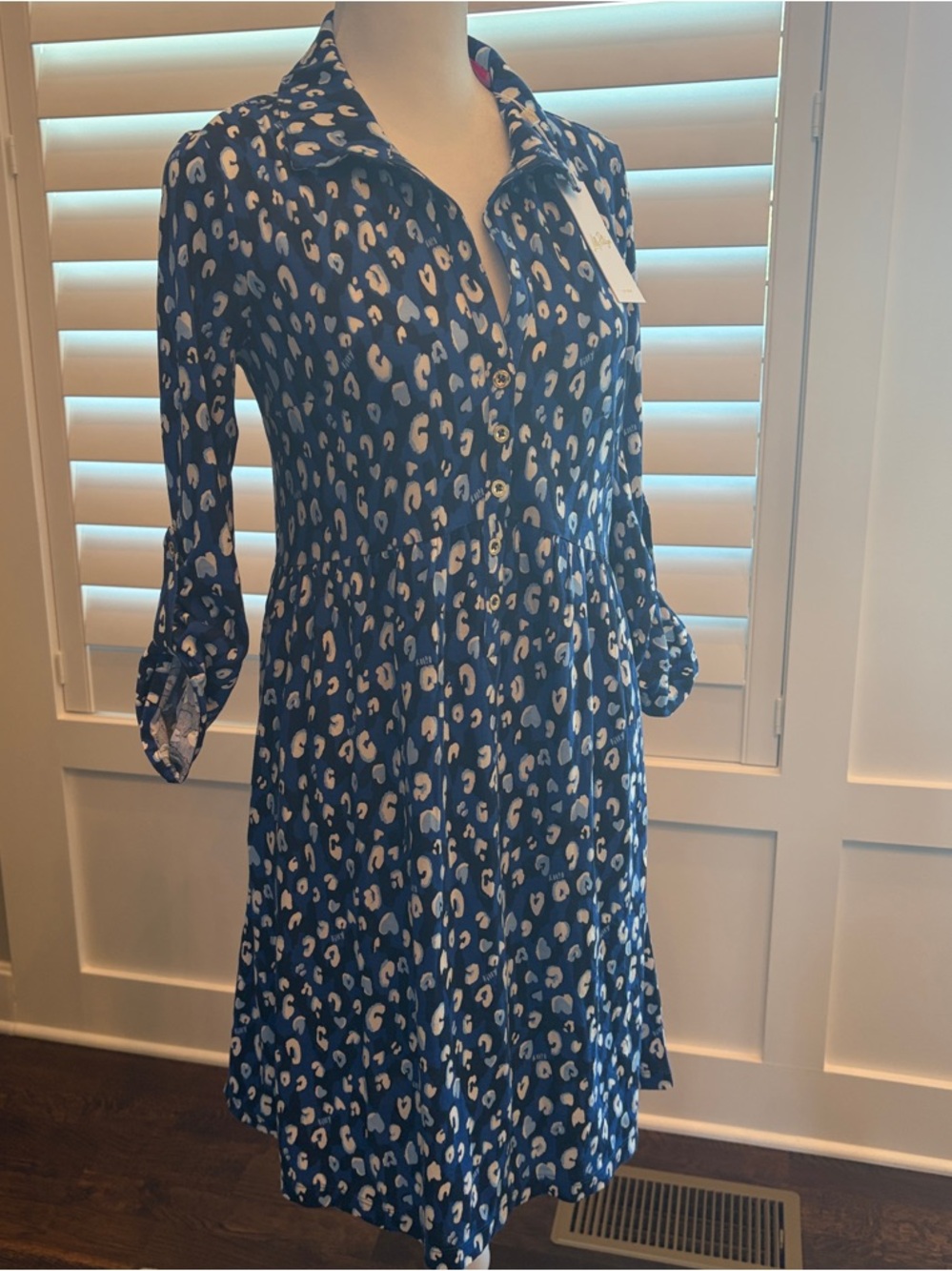 Lilly Pulitzer Saralyn Dress -Blue - Picture 3 of 6
